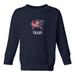 Toddler Navy Columbus Blue Jackets Personalized Pullover Sweatshirt
