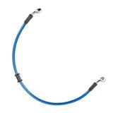 Unique Bargains 19.69 10mm ID Motorcycle Hydraulic Brake Line Oil Hose Pipe Braided Cable for ATV Sport Bikes Blue