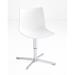 Gordon International Kanvas Mid-Back Desk Chair Plastic/Metal in Pink/White | 35 H x 17 W x 19.75 D in | Wayfair 2156C-WHT/O