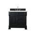 Darby Home Co Vivanco 36" Single Bathroom Vanity Set Wood/Quartz Top/Marble/Stone/Granite in Black | 34.3 H x 36 W x 23.5 D in | Wayfair