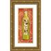 Lyon Rebecca 12x24 Gold Ornate Wood Framed with Double Matting Museum Art Print Titled - Gourmet Olive Oil VI