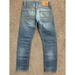 American Eagle Outfitters Jeans | American Eagle Denim Slim Jeans 26 X 28 Mens Dark Wash Distressed | Color: Blue | Size: 26