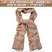 Tory Burch Accessories | Hpnew! Tory Burch Logo T Jacquard Silk Scarf In Light Oak 27” W X 80” L | Color: Tan | Size: 27” X 80” L