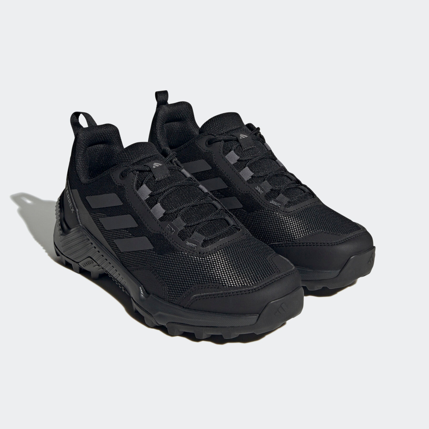 Wanderschuh ADIDAS TERREX "EASTRAIL 2.0", Damen, Gr. 38, schwarz (core schwarz, carbon, grau four), Synthetik, Textil, Schuhe Wanderschuh