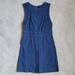 Free People Dresses | Free People Denim Cutout Mini Dress (Size 0) | Color: Blue | Size: 0