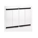 Original Bi-Fold Fireplace Glass Doors with Trim Kit Black