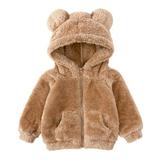 Floleo Girls Kids Outfits Winter Thick Coat Boys Girls Lamb Velvet Children s Warm Hooded Wool Sweater