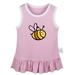 Animal Bee Sweet Pattern Dresses For Baby Newborn Babies Skirts Infant Princess Dress 0-24M Kids Graphic Clothes (Pink Sleeveless Dresses 18-24 Months)