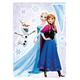 Komar Deco-Sticker von Disney - Frozen Sisters - Größe: 50 x 70 cm - Eiskönigin, Anna, Elsa, Mädchen, Kinderzimmer, Wandtattoo, Aufkleber - 14046h