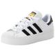 Sneaker ADIDAS ORIGINALS "SUPERSTAR BONEGA" Gr. 39, schwarz-weiß (cloud white, core black, gold metallic) Schuhe Sneaker