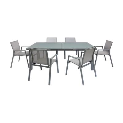 Vitale Outdoor Dining Set Gray