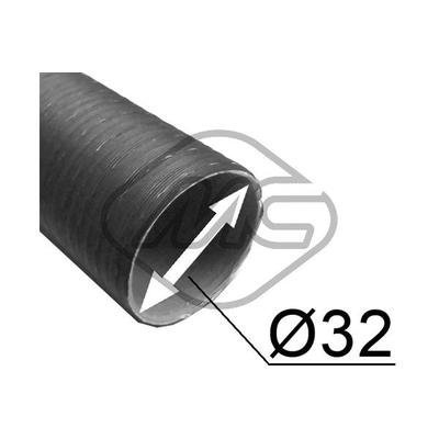 Metalcaucho Schlauch, Luftversorgung Universal schwarz 02201 Image
