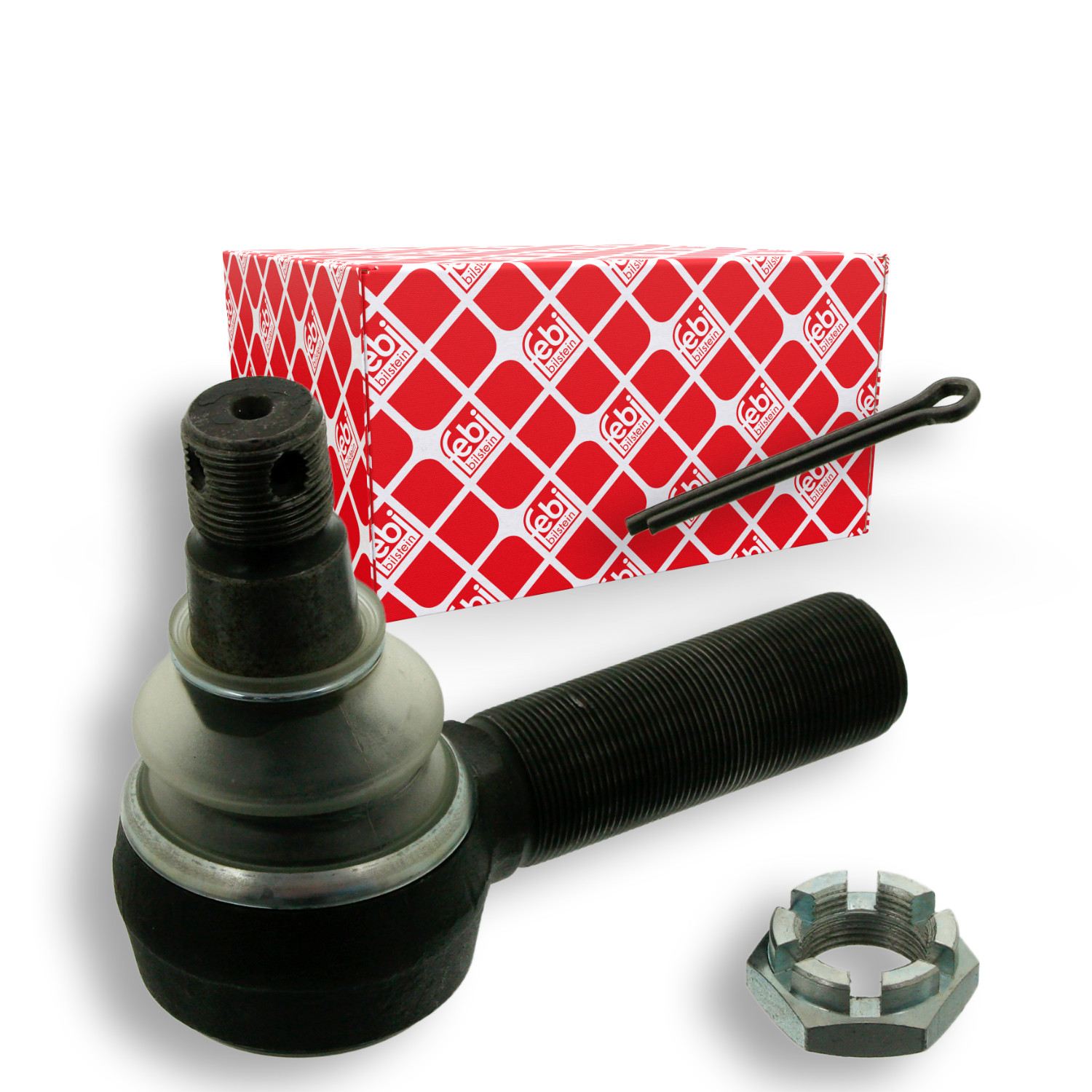 FEBI BILSTEIN Winkelgelenk, Lenkschubstange 35680 Universal mit Kronenmutter und Splint für DAF 1999091 1403899 Image