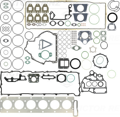 VICTOR REINZ Dichtungsvollsatz, Motor Universal mit Ventilschaftabdichtung für MAN 51.00900.6786 01-37180-07 Image