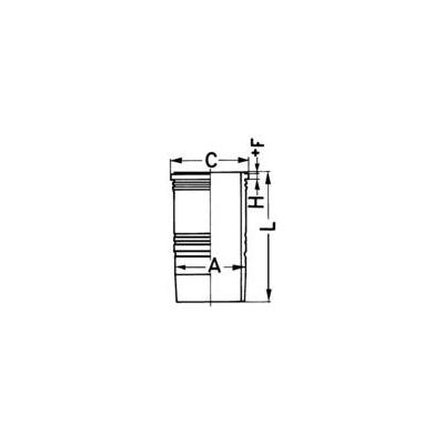 KOLBENSCHMIDT Zylinderlaufbuchse Universal 144,5mm für MAN 51.01201-0372 51.01201-0309 51.01201-0391 89186110 Image