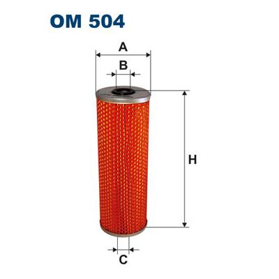 FILTRON Ölfilter Universal 80mm für ANDORIA 2.54.008 OM 504 Image