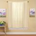 Decorative Sheer Fabric Rod Pocket Top Window Curtain Panel