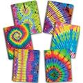 New Generation â€“ Tie Dye â€“ Spiral Notebooks 1 Subject Wide Ruled 70 Sheets Notebooks 8 x 10.5 inch Wire Bound Spiral Notebooks set with 3 Hole Punch and Perforated Sheets â€“ 6 Pack Notebooks