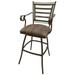 Outdoor Patio Extra Tall Spectator Swivel Bar Stool 35 - Jenna