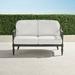 Avery Loveseat with Cushions - Salta Palm Cobalt - Frontgate