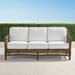 Hampton Sofa in Driftwood Finish - Resort Stripe Glacier - Frontgate