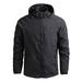 Men s Casual Detachable Hooded Long Sleeve Zipper Pocket Thin Coat Outdoor Jacket Hiking Waterproof Windbreaker Boreal