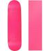 BLANK SKATEBOARD DECK - NEON PINK - 7.5 Pink Grip