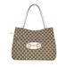 Gucci Bags | Gucci Horsebit 1955 Original Gg Canvas & Leather Medium Tote Bag | Color: Tan/White | Size: 14.5"L X 5"W X 11"H