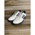 Adidas Shoes | Adidas Mens Golf Shoes White Black 816118 Low Top Lace Up Spikes Sz 10 | Color: White | Size: 10