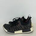 Adidas Shoes | Adidas Nmd R1 Stlt Primeknit Running Shoes Black Grey Solar Pink Womens 9 | Color: Black/Pink | Size: 9