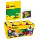 Lego Classic Set of 3: 10696 Lego Medium Building Blocks Box, 11023 Green Building Plate & 30417 Garden Flower and Butterfly Polybag