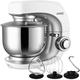MONZANA® 1000 Watt Kitchen Stand Mixer | 4.5L Cake Mixer with Accessories | Food Processor | 7 Speed Levels | Mixing Kneading Machine With Stainless Steel Bowl & Splash Guard | White