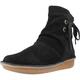 Clarks Funny Oak Suede Boots In Black Standard Fit Size 8