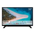 TOSHIBA 32W2263DG 32 Zoll Fernseher/Smart TV (HD Ready, HDR, Netflix/Prime Video, Triple-Tuner, Dolby Audio), Schwarz