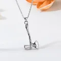 Collier unisexe Thor Axe pour cendres pendentif en acier inoxydable collier d'urne de crémation