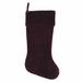 The Holiday Aisle® Christmas Eve Stocking Velvet/Cotton in Red | 19 H x 8 W in | Wayfair B46880C10DA44FF08130C0D5A767990D