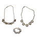 J. Crew Jewelry | J. Crew Gold Tone Clear Gemstone Statement Necklaces & Bracelet - Gift Idea | Color: Gold/White | Size: Os