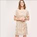 Anthropologie Dresses | Anthropologie Floreat S Crushed Velvet Tunic Dress | Color: Tan | Size: S