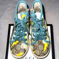 Gucci Shoes | Gucci Kids Shoes Size 24 | Color: Blue/Yellow | Size: Gucci 24