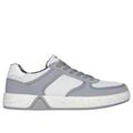 Skechers Men's Mark Nason: Alpha Cup - Tavin Sneaker | Size 9.0 | Gray/White | Leather/Textile