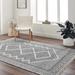 Rach 5' x 7'6" Cottage Wool Black White/Bone/Dark Gray/Neutral/Smoke/Beige/Black Area Rug - Hauteloom