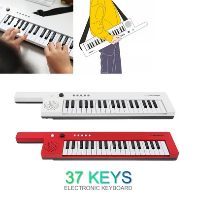 JEJET-Mini clavier aste pour enfants 37 prédire orgue électronique piano avec microphone sangle