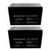 PACK OF 2 12 VOLT 7 AH BATTERY for MIGHTY MULE NP7-12 12V 7.0Ah