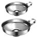 NUOLUX Funnel Funnel Widecanning Kitchen Stainless Steel Funnels Mouth Foodregular Metal Freedom Filling Jar Large Use Jars