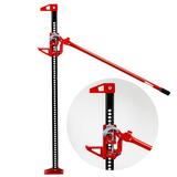 60 Ratcheting Off Road Utility Farm Jack 3 Ton (6 000 lb) Capacity Detachable Handle SUV Truck Farm Van Bumper Tractor Red