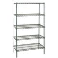 5-Shelf Proform Wire Shelving Starter Kit 12 x 48 x 63 in.