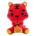 Zodiac Cute Chinese New Year Good Luck Ornaments Tiger Animal Dolls Fortuna Tiger Plush Animal Toy Year of the Tiger Stuffed Toys Plush Doll Tiger Plush Toy Mascot Doll RED 15CM