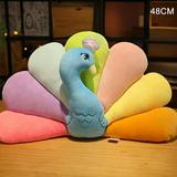 Ringshlar Cute Peacocks Stuffed Toy for Kid Soft Cuddly Friend Baby Cushion Doll Gifts