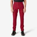 Dickies Men's Skinny Fit Double Knee Work Pants - English Red Size 29 30 (WP811)