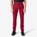 Dickies Men's Skinny Fit Double Knee Work Pants - English Red Size 38 30 (WP811)